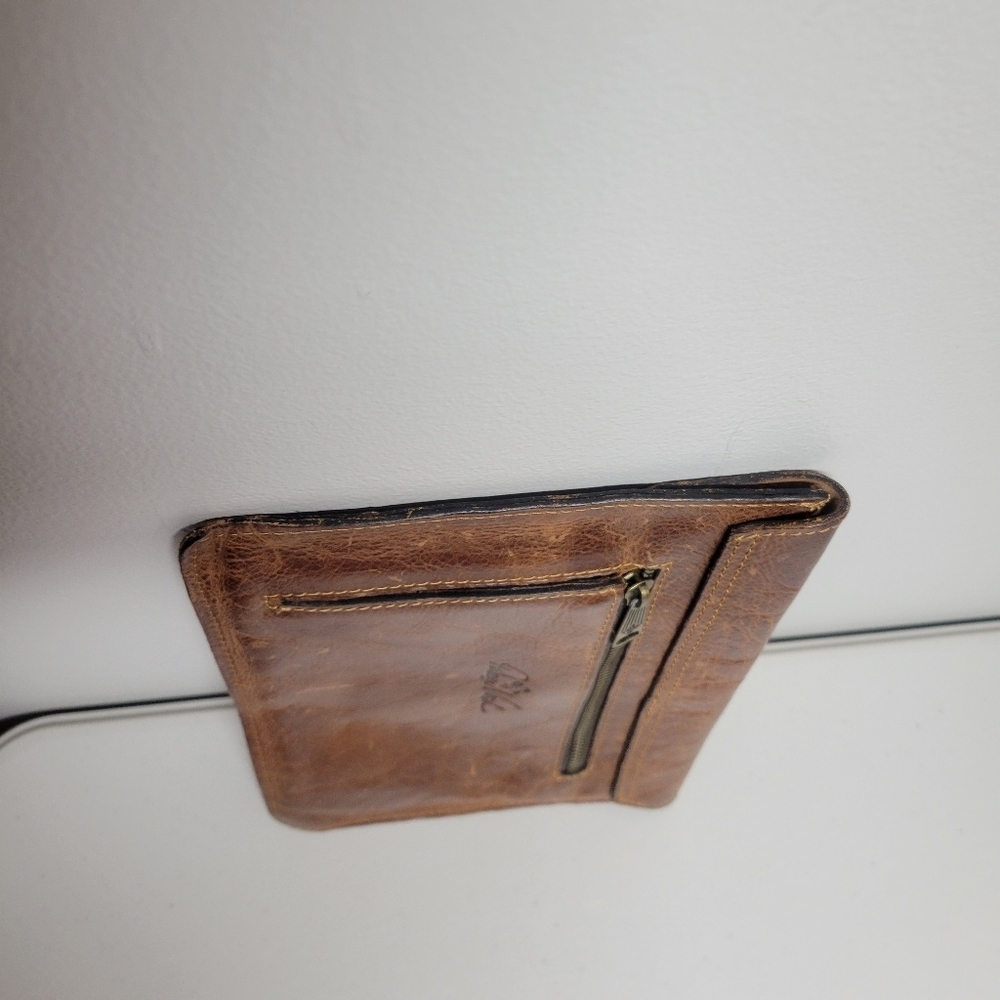 Patricia Nash Brown Leather Wallet Clutch. - Picture 7 of 14